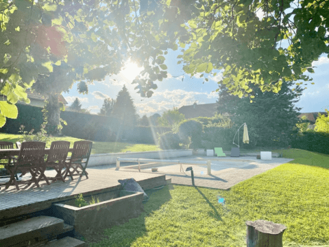 Gîte alsace piscine jardin