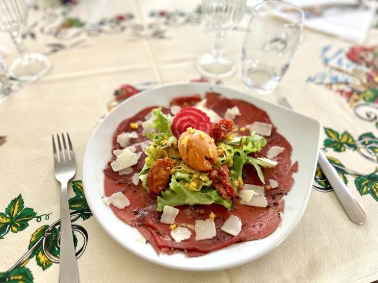 Carpaccio boeuf alsacien