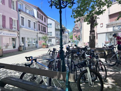 vélos de course à l'Hostellerie alsacienne